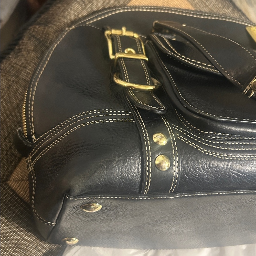 Vintage Black Coach Hampton Miranda Bag - Picture 14 of 16